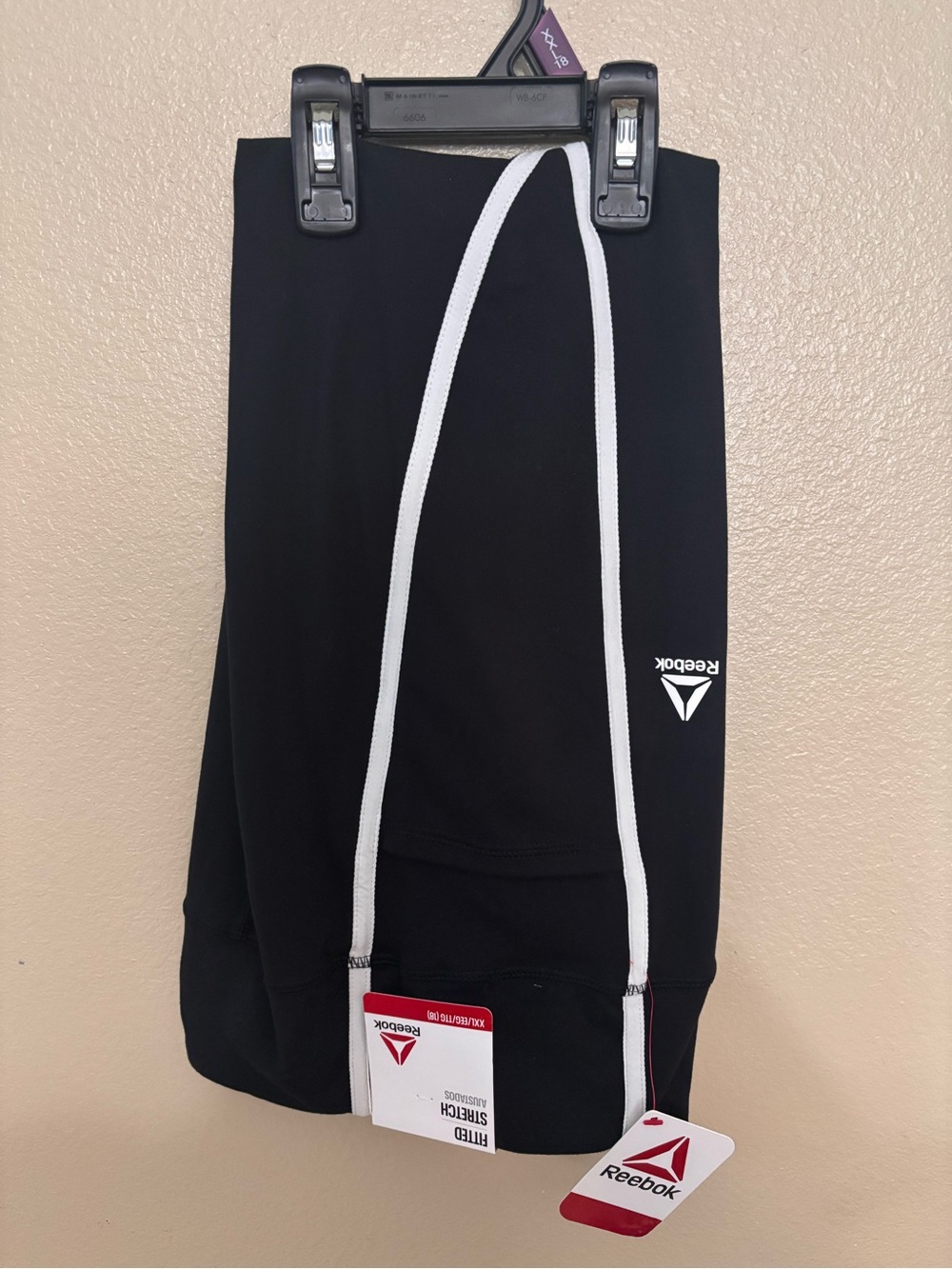 Reebok Black girls fitted stretch leggings